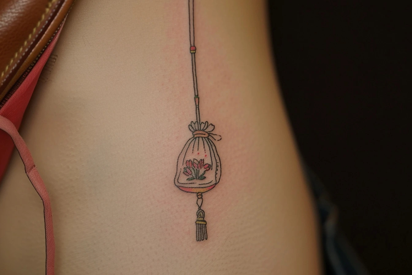 Tatuaje Caracteristicas Fine Line no complejo cesta flores kaponesa