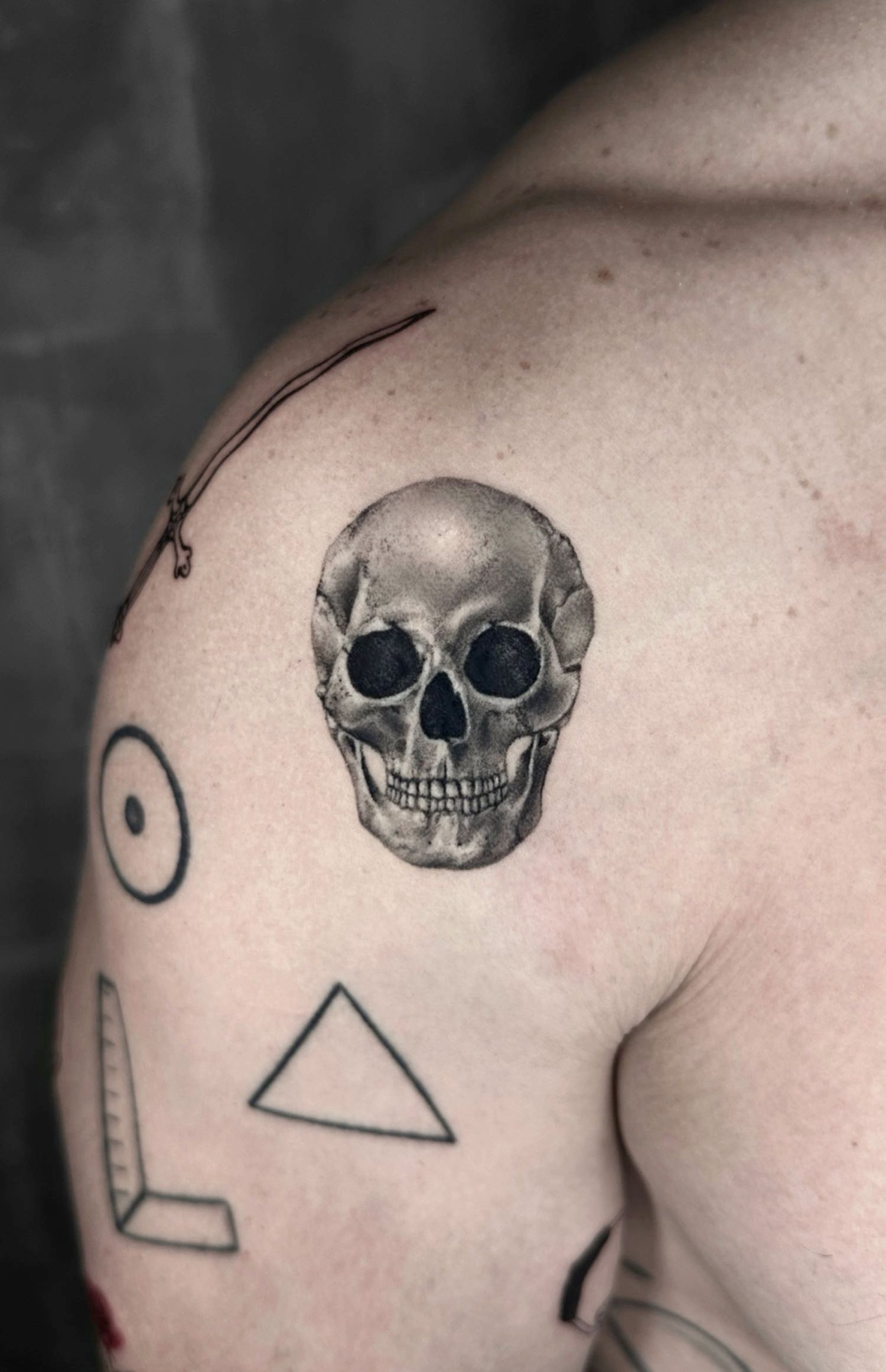 Tatuaje Caracteristicas Microrealismo calavera