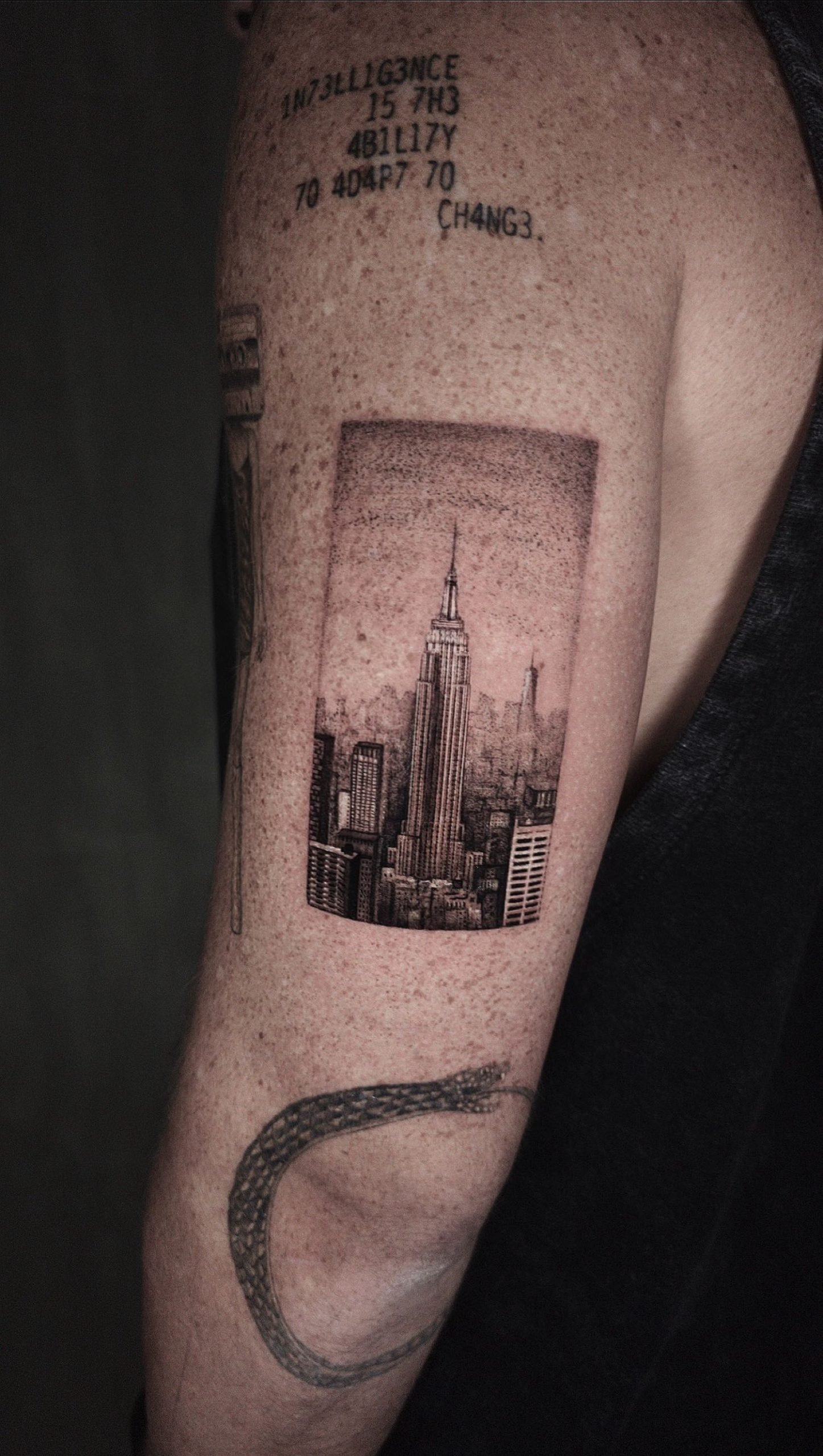 Tatuaje Caracteristicas Microrealismo paisaje ny