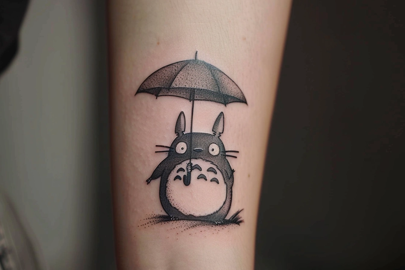 Tatuaje Referencias de anime Totoro
