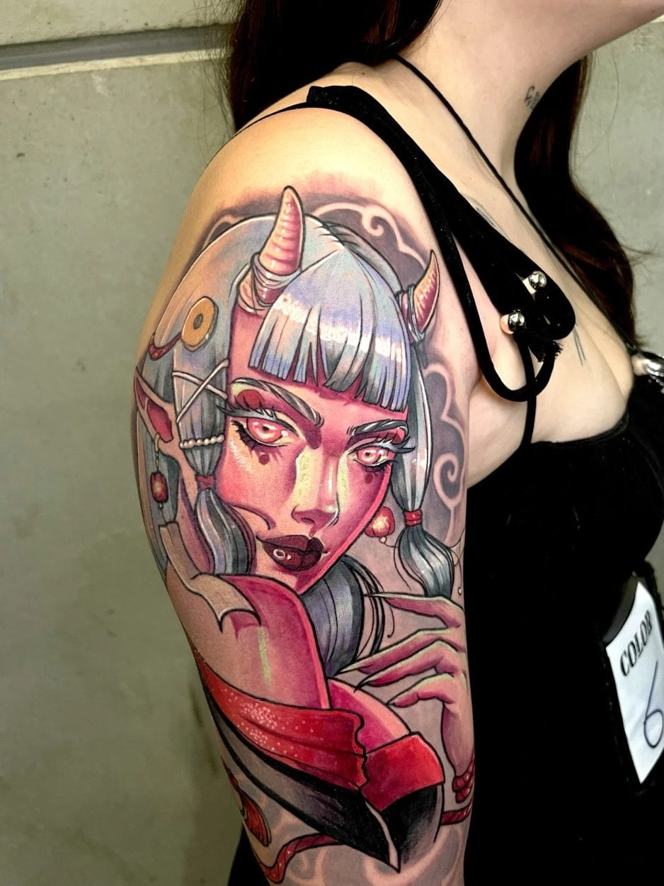 Tatuaje Caracteristicas Anime y Kawaii