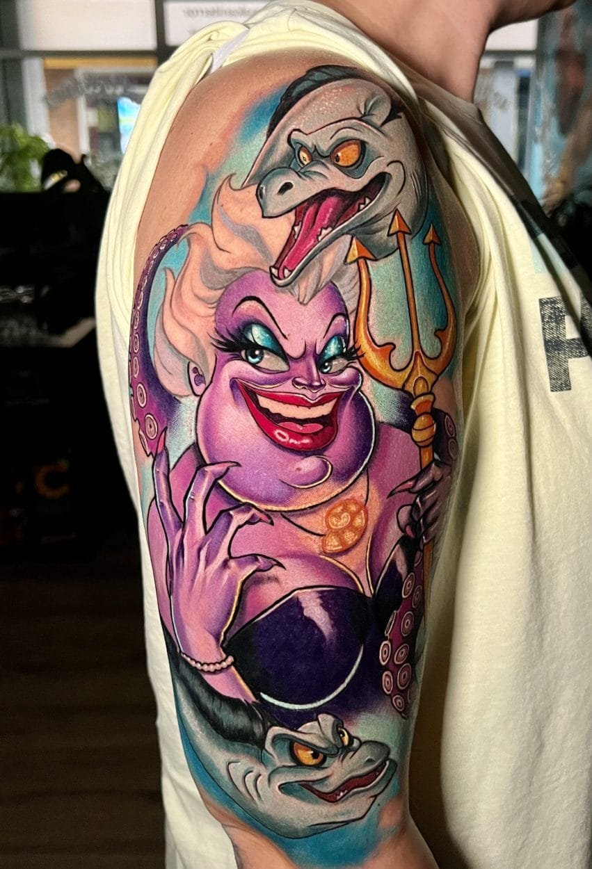 Tatuaje Ursula La Sirenita